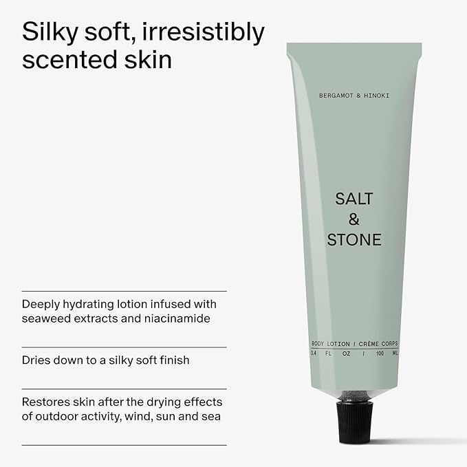 Salt & Stone Body Lotion for Women & Men | Bergamot & Hinoki | Hydrates - Image 5