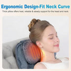 Back Massager with Heat, Full Body Massage Pad with Pillow Neck Support - Image 3