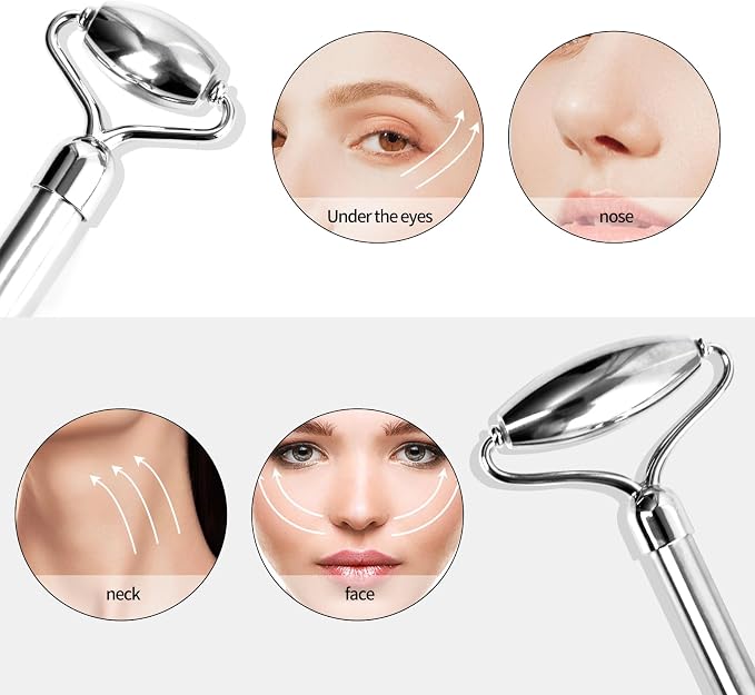 ONLYSKY BEAUTY Face Roller Gua-Sha Set Facial Roller kit - Image 5