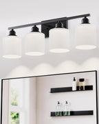 Sailstar Vanity Light Fixtures, Matte Black, Over Mirror, Modern Bathroom Light by Sailstar