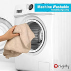 Orighty 6 Pack Brown Hand Towels - Image 6