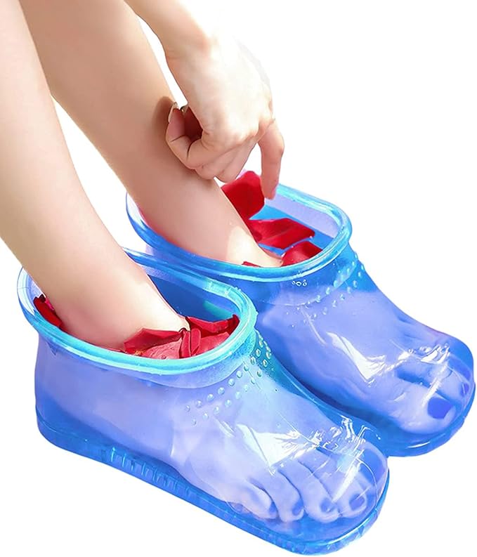WMHYLYH Movable Foot Soaker, Portable Feet Soaking Tub Massage Foot Bath Shoes by WMHYLYH