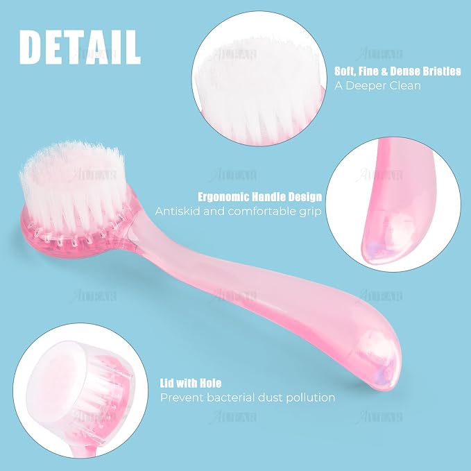 AUEAR, 4 Pack Face Brush for Cleansing and Facial Cleaning - Image 9