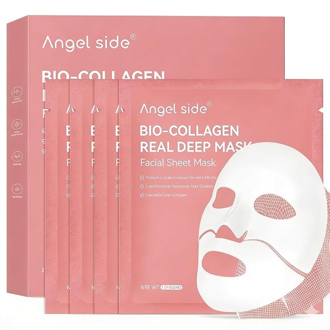 Collagen Face Mask Skincare, Hydrating & Firming Hydrogel Face Masks, by Unknown