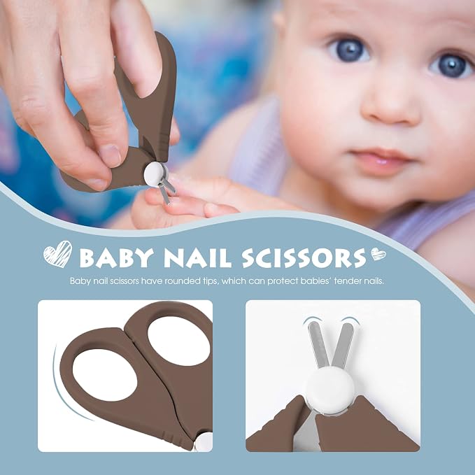 PAPABEAR Baby Nail Clippers Set - Image 3