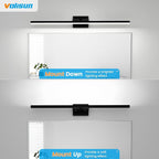 VOLISUN Modern Bathroom Vanity Light 48 inch, 30W Dimmable 5CCT Led Bathroom - Image 7