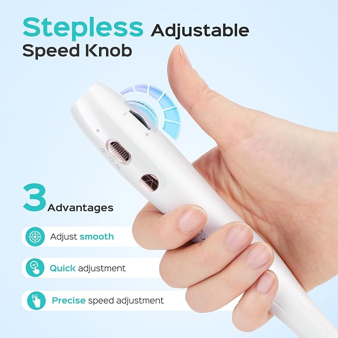 Cordless Electric Nail Drill File: COSLUS Nail Drill Machine - Image 3
