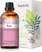 Rose Essential Oil, 1.01Fl.Oz PHATOIL Pure Essential Oil Singles by PHATOIL