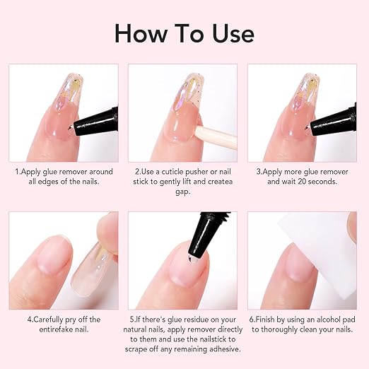 Curvlife Newly Upgraded Quick Drying 10g Semi Solid Nail Glue - Image 6