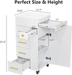 OmySalon Salon Trolley Cart, Hair Styling Station - Image 5