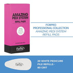 ForPro Professional Collection Amazing Pedi System Refill Strips, 80 Grit - Image 3