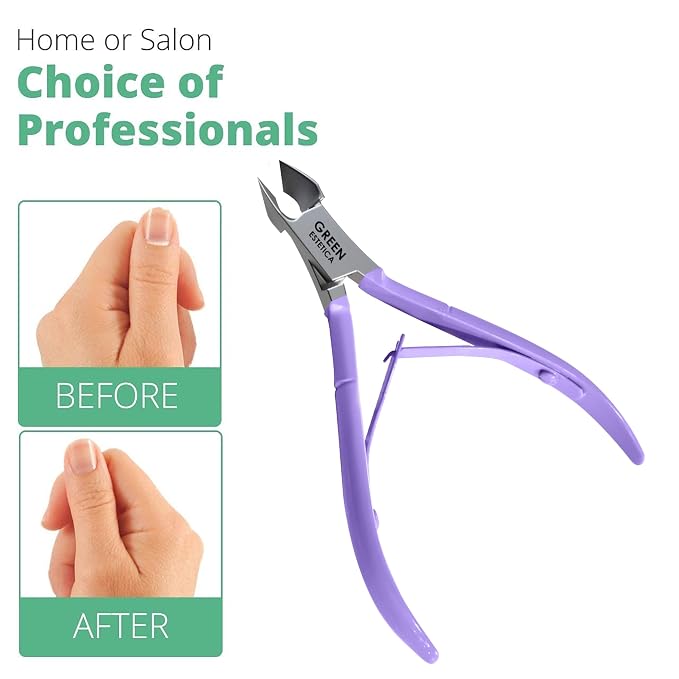 Professional Cuticle Trimmer Nail Cuticle Cutter Stainless Steel Cuticle Nippers - Image 7