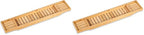 Bamboo Large 28.7" Long Slatted Bathtub Tray by Trademark+Innovations