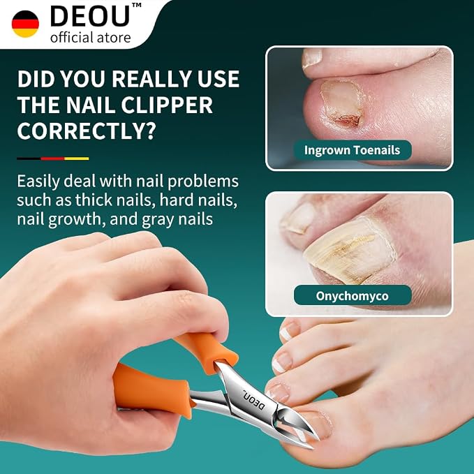 DEOU Podiatrist Toenail Clippers Ingrown Toenail Tools - Image 2