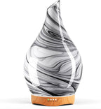 Porseme 280ml Essential Oil Diffuser Glass Color Changing Aroma Air Diffusers by Porseme