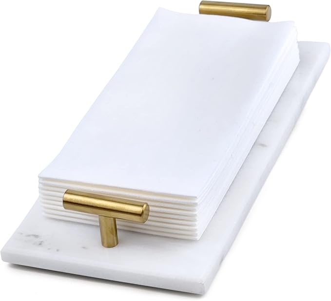 Guest Towel Holder Tray for Bathroom by FETE