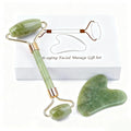 Jade roller and gua sha, facial roller, women's skincare tool, self-care gift by Werncy