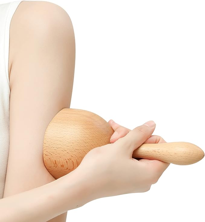 Komogir Handhleld Wooden Massage Cup Wood Therapy Massage Tool Body Sculpting - Image 6