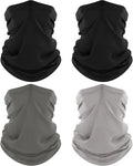 ROXUN 4 Pack Neck Gaiter, Cooling Breathable Face Mask UV Protection Scarf by Roxun