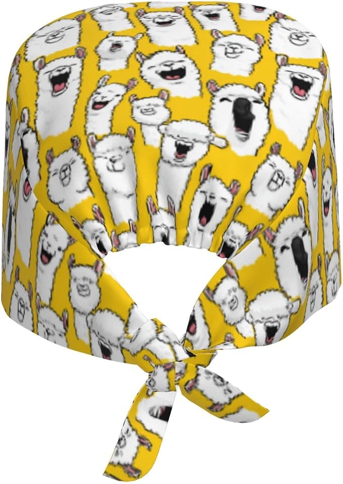 Alligator Ice Cream Working Cap, Scrub Cap - Image 2