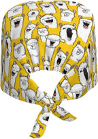 Alligator Ice Cream Working Cap, Scrub Cap - Image 2