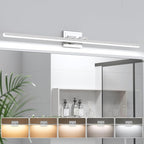 VOLISUN Modern Bathroom Vanity Light 48 inch, 30W Dimmable 5CCT Led Bathroom by VOLISUN