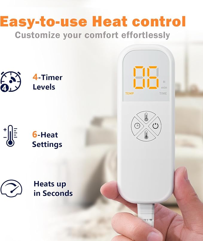 Heated Pad for Back/Neck/Shoulder Pain Relief - Image 2