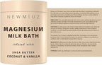 Creamy Magnesium Milk Bath Soak Powder Moisturize Soften Skin Coconut Vanilla - Image 8