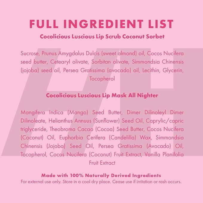 100% Natural Lip Scrub Vegan Conditioning Coconut Lip Exfoliator Gentle - Image 9