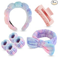 7 Pcs Spa Set, Facial Headband and Wristband Set, Skincare Accessories by Unknown