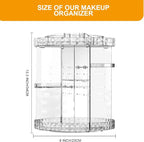 Makeup Organizer 360 Degree Rotating 7 Adjustable Layers Large Capacity - Image 2