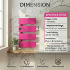 Electric Towel Warmer, Heated Towel Rack - Image 6