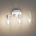 Tipace Modern Bathroom Vanity Lighting Fixtures 3-Lights Industrial Stainless by Tipace