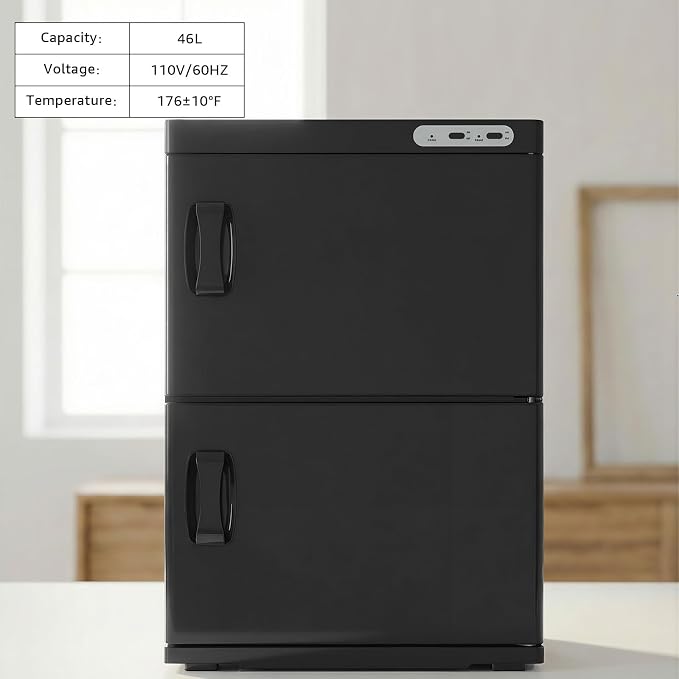TABU 46L Hot Towel Warmer Cabinet, Extra Large Professional Towel Heater - Image 7