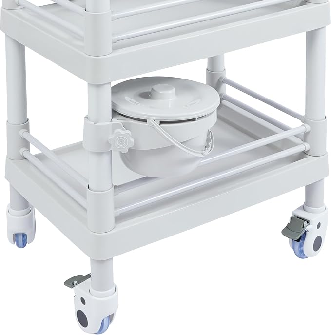 Salon Storage Cart, 3 Tier Rolling Beauty Organizer - Image 4