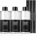 COCODOR Reed Diffuser Oil Refill/Clean Linen /6.7oz / 3 Pack/Aromatherapy by COCODOR