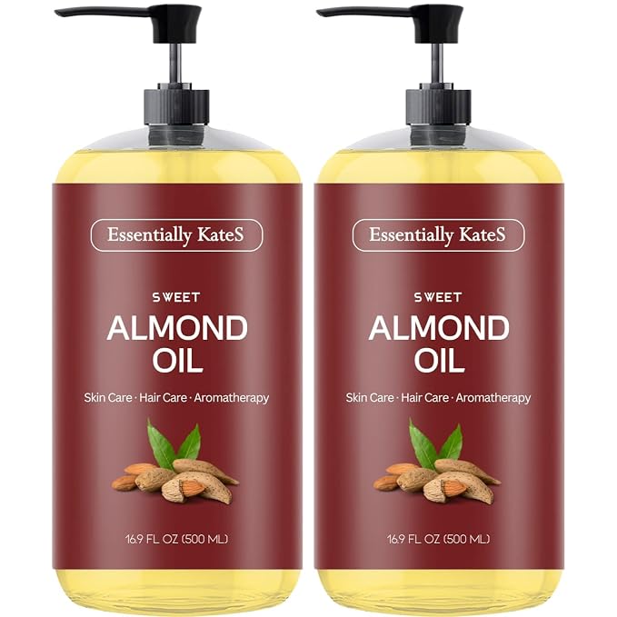 Essentially KateS Sweet Almond Oil 33.8 Fl Oz by EssentiallyKateS