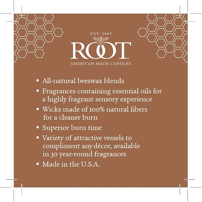 Root Candles Scented Candles Honeycomb Beeswax Blend Premium Handcrafted Candle - Image 7