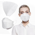 Borje KN95 Face Masks for Adults 50 Pack, 5-Ply White Disposable Face Mask - Image 3