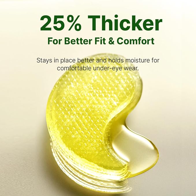 GOODAL Green Tangerine Vitamin C Eye Patches ALPHA – 25% Thicker Hydrogel Under - Image 3