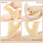 AICNLY Large gua sha Massage Tool, Lymphatic Drainage Massager, Muscle Scraping - Image 4