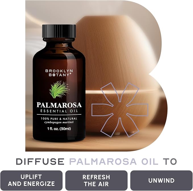 Brooklyn Botany Palmarosa Essential Oil - Image 7