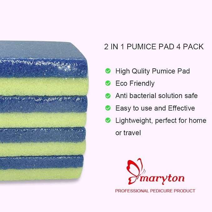 Maryton Foot Pumice Stone for Feet Hard Skin Callus Remover and Scrubber - Image 2