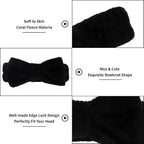 Casoty 10 Pcs Black Face Wash Headbands, Spa Gifts - Image 5