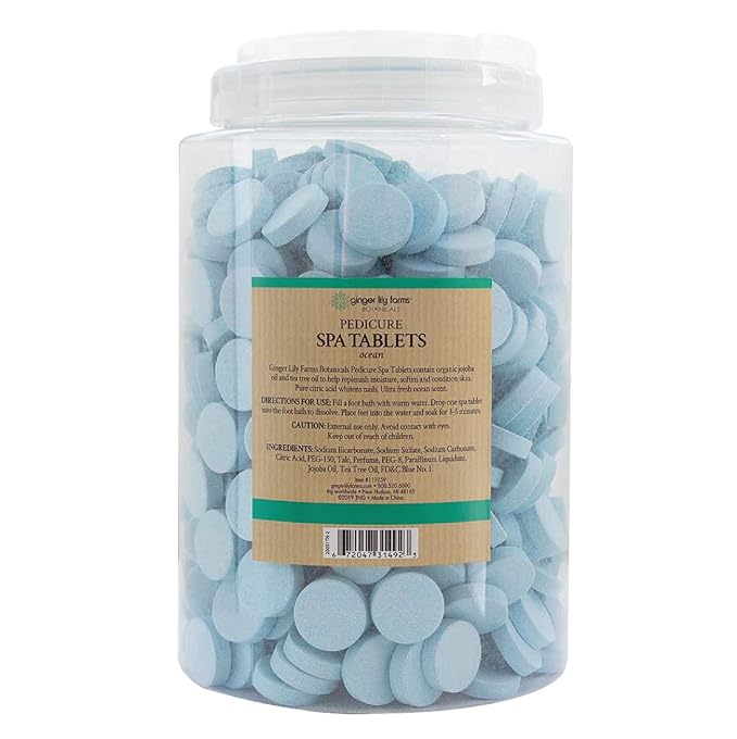 Ginger Lily Farms Botanicals Pedicure Spa Tablets, Natural & Organic, - Image 2