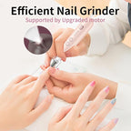 Professional Manicure Pedicure Kit, Cordless Electric Nail File Set, - Image 7