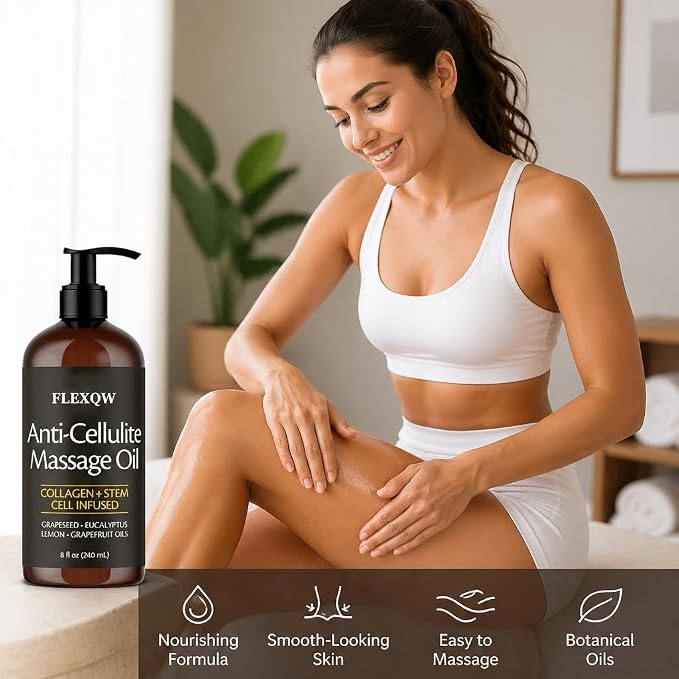 Anti-CelluliteMassage Oil Relieve Muscle Pain, and Improve the Appearance of - Image 8