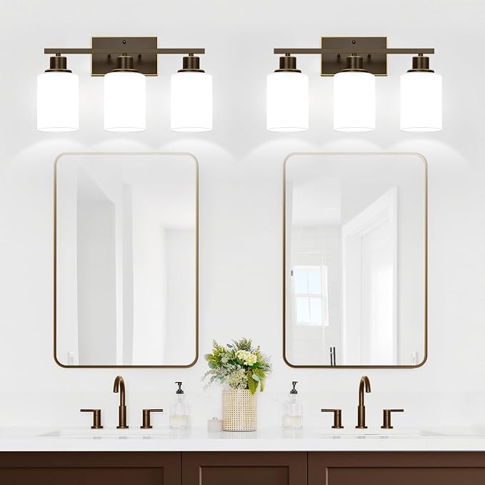 3-Light Bathroom Light Fixtures, Vanity Light - Image 7