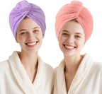 Microfiber Hair Drying Towel Wrap by Unknown