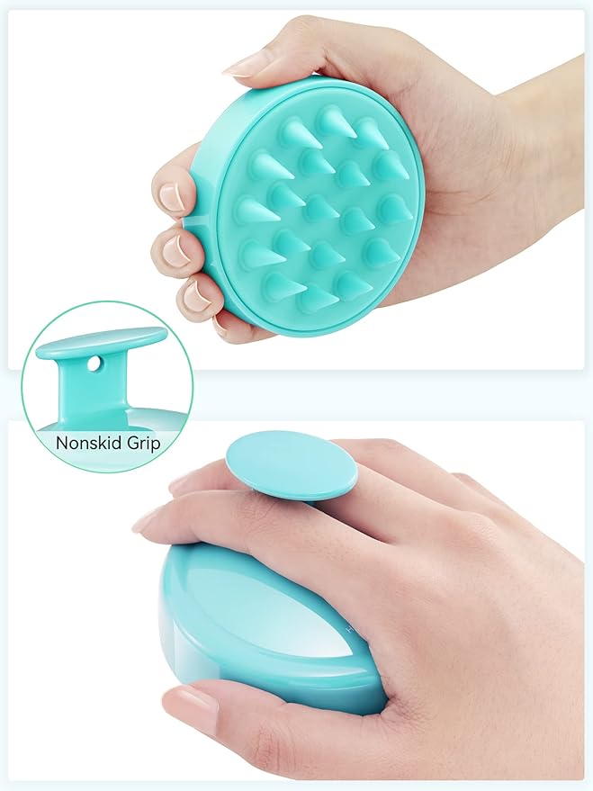 HEETA Scalp Massager Hair Growth, Soft Silicone Scalp Scrubber Shampoo Brush - Image 2